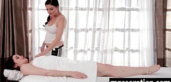  Sensual Oil Massage turns to Hot Lesbian action 3
